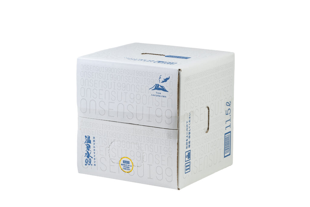 ONSENSUI 99 Japanese alkaline water 11.5L BIB packaging for professional use
