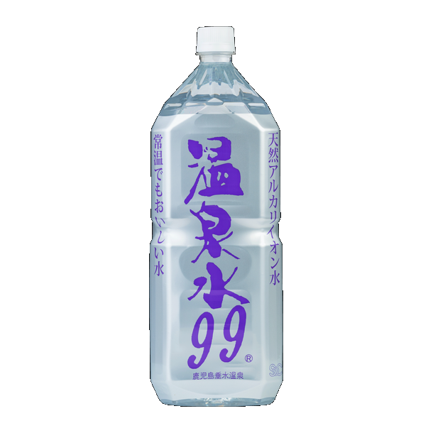 ONSENSUI 99 2L bottle, ultra-soft alkaline water from Kagoshima, Japan