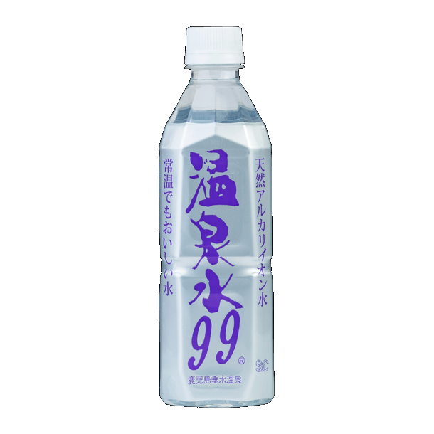 ONSENSUI 99 500ml bottle, ultra-soft alkaline water from Kagoshima, Japan